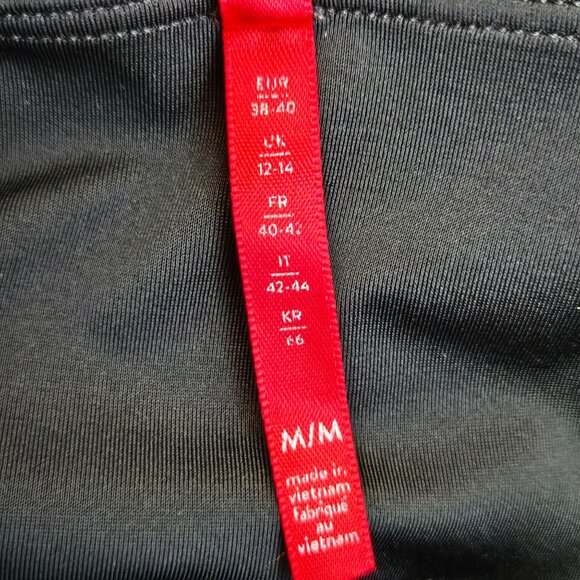 Spanx Leggings Medium Black Stretchy Skinny Athletic Workout Pull On Pants - Picture 7 of 10